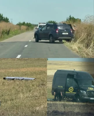 O dronă prăbușită a fost găsită pe un câmp din județul…