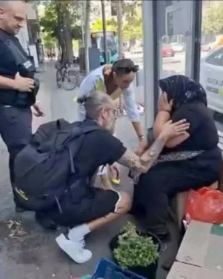 Incredibil! Polițistul care i-a aruncat marfa bătrânei a…