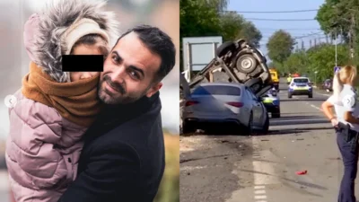 Filmului accidentului în care a murit George. O simplă greșeală a lăsat o copilă fără tată: „L-a….