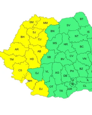Anunț IMPORTANT din partea meteorologilor! A fost emis un COD GALBEN de…
