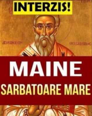 Sărbătoare MARE mâine! Ce este interzis de Înățarea Sf…