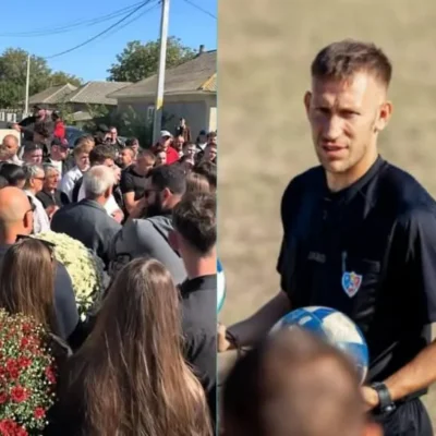 Detalii tulburătoare de la înmormântarea arbitrului Gheorghe Moldovan. Mesajul video lăsat înainte de gestul extrem