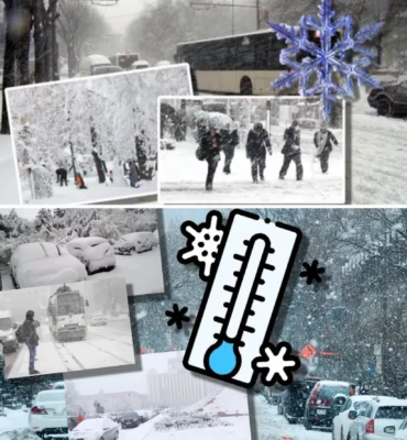 Meteorologii anunță PRIMA NINSOARE din noul sezon în București