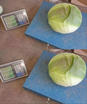 ATENȚIE la cântar! O femeie spune că a plătit 60 kg de VARZĂ și a primit cel mult 30!