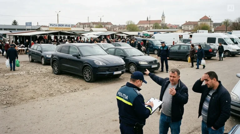 Au reclamat două mașini FURATE în Arad! Unde erau, de fapt. Amendă de circa 4.000 de lei