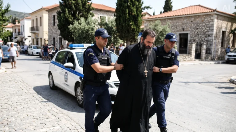 Român în haine clericale, ARESTAT în Grecia! Ce condamnare avea în România