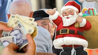 BANI de Crăciun pentru pensionari! Cine primește 500 de lei și cine ia mai puțin
